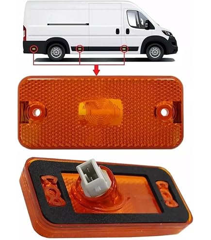 Ayikeiy 6 stks LED zijindicatoren lichten side repeaters markers amber