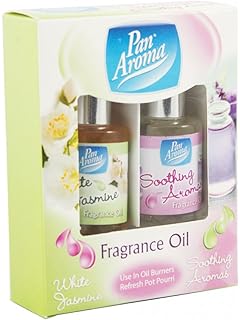 Pan AromaFragranced Oils 2 Pack White/Jasmine