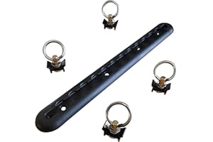 FISHYUAN L Track Tie Down Set for Motorcycles, ATVs and More, L Track Compatible