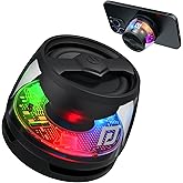 Portronics Nadya 6W Magnetic Bluetooth Speaker with MagSafe Mobile Stand, HD Sound, Upto 4 Hours Playtime, 40mm Driver, RGB L