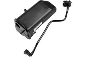 JIACHENG 1K0201801E Carbon Charcoal Canister with Breather Hose Compatible with AUDI A3 TT TTRS VW Beetle Jetta Golf LEON ALTEA SUPERB 1K0201801D