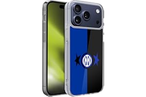 Head Case Designs Licenza Ufficiale Inter Milan Nero & Blu IM 2Stars Custodia in Gel [Protezione di Grado Militare] Compatibile con Apple iPhone 17 PRO E Compatibile con MagSafe