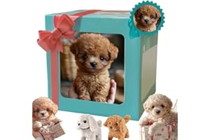 ANGLOCRATE 2025 New My Realistic Robot Puppy, An Interactive Puppy Toy That Can Walk, Bark And Wag Its Tail An Adult Robot Dog That Behaves Like A Real Dog, And Plush Toys For Boys And Girls(Brown)