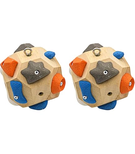 thumbnail image 2 of Handcrafted Boulder Block - Build Strength And Precision, 3D Rock Climbing Training Ball Finger Strength Finger Training Tool Climbers Rock Climbers Gift Mo 2 of 14