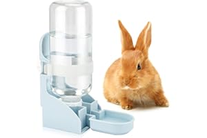 HYLYUN 500ml Distributeur d'eau pour Lapin Fontaine à Eau Suspendue Distributeur Automatique Pas de Fuite Alimentation en Eau pour Lapin Chinchilla Cochon d'Inde Hérisson Furet