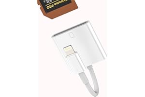 HOYULLI Lettore Schede SD Per IPhone Adattatore Lightning Card Reader Chiavetta Fotografica Macchina Per Apple MFI Certified Telefono Cavo Esterna Memoria Porta Trasferire Foto Camera Per iPad Jack Connettore