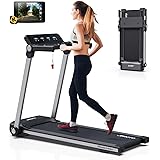 JOROTO Tapis Roulant Elettrico Pieghevole Salvaspazio professionale da 2,5 CV, 0,5-14 km/h, Tapirulan Pieghevole con Bluetoot