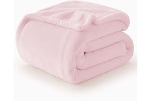 WAVVE Plaid Coperta di Pile Flanella - 220x240 cm, Rosa - Divano/Letto Matrimoniale - Coperta Pelosa Grande 240x220 - Copridivano Calda e Morbida, 220 x 240