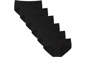 INNERSY Culotte pour Adolescente Fille en Coton Doux sous-vêtements Ado 10 à 16 Ans Lot de 6