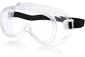 MR PRIME LTD Safety Goggles 1 x Chemical Splash Resistant Anti Fog Scratch Proof Protective Safety Glasses for Home Workplace Chemical Laboratory Labor Work By Mr. Prime