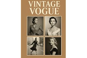 Vintage Vogue: The Golden Age of Fashion Photography (1940s–1960s): A Timeless Photo Collection Celebrating Mid-Century Elegance and Style