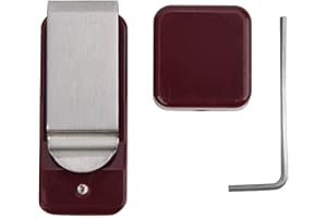 Vbestlife Mini Pocket Plastic Snooker Chalk Clip Billiards Pool Chalk Holder Cover Accessory Coffee Color,Billiards Supplies