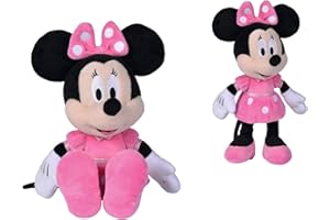 SIMBA Disney - Minnie, 20 cm, Robe Rose, Peluche, à partir de 0 Mois