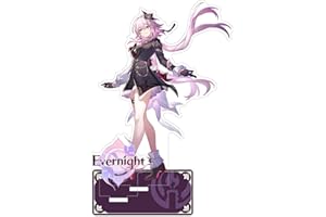 UTIEHD Honkai Star Rail HD Großformat Display ständer Premium Anime Acryl Figur für Sammler (Evernight)