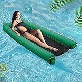 🏊SICHERHEIT & STEADY: Unser U-förmiger Poolschwimmer unterstützt ein Gewicht von bis zu 440 Pfund. Bei einer Größe von 78,7 x 25,5 Zoll (schwimmend) sorgt der große Körper und die Unterstützung des gesamten Körpers für Stabilität, selbst bei großen Wellen. Verwenden Sie Ihre Wasserhängematte mit Zuversicht im Pool, im See, im Fluss, im Ozean oder in der Bucht. Geeignet für Erwachsene, Kinder und sogar Ihre geliebten Haustiere.