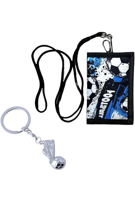 Portefeuille Enfant Garçon Football, Porte Monnaie Enfant