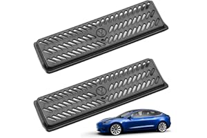 DAJASD 2 sztuki osłony odpowietrzającej, kratka ochronna, zamiennik do Tesla Model Y 21-23, osłona klimatyzacji do Tesla Model Y, osłona otworów wentylacyjnych pod siedzeniem, 2 sztuki