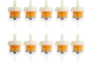 REQAG Lot de 10 filtres à essence magnétiques 7mm avec aimant carburant pour kart moto scooter