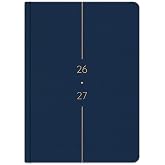 Matt Notebook 2026-2027 A5 Keten Akademik Ajanda 15x21 cm - 17 Aylık Lacivert