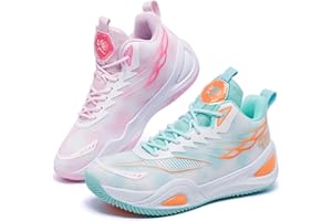 Genérico Zapatillas de Baloncesto para Hombre Mujeres Zapatos Deporte Antideslizantes Cómodo de Llevar