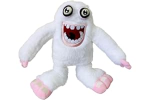 LUNAMY My Singings Monsters Plush Toy White Mammott Plush My Singing Monsters Plush Toys Stuffed Animal Plush Figure Doll for Game Lovers Kids and Friends Gifts