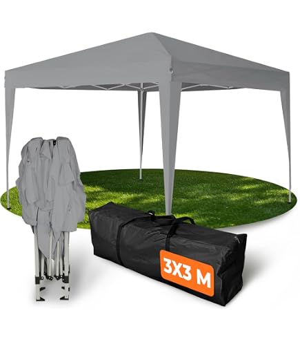 weber zelt #Werkeholics Easy-Up 3 x 3 m inkl. 3 Seitenwände Garten Rahmengröße:L59 3 jahreszeiten schlafsack ultraleicht table camping haut de gamme