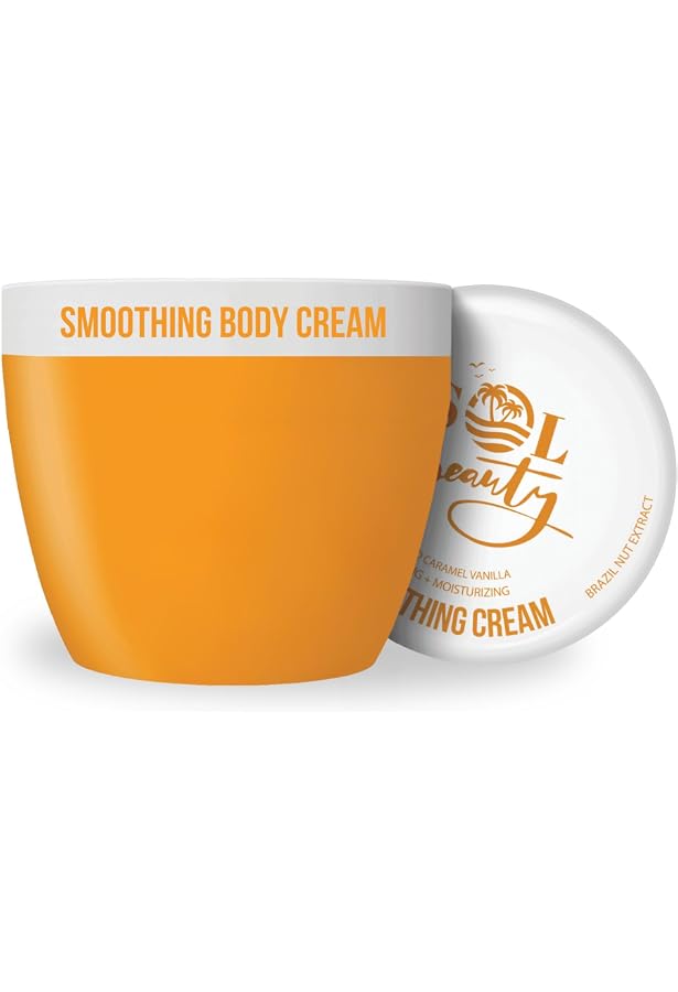Sol Beauty Coconut Körpercreme - Mit Kokosöl, Arganöl & Vitamin E - 220 Ml, Vegan, Feuchtigkeitsspendend