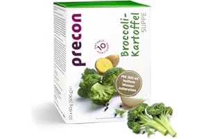 ‎PRECON Precon BCM Diät Suppe zum Abnehmen – BroccoliKartoffel – 10 Portionen (600 g) – Mahlzeitenersatz für eine gewichtskontrollierende Ernährung
