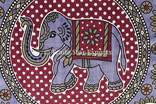 indischen Mandala Kissenbezüge, 16 x 16 Kissen Bezug, Baumwolle, quadratisch, Kissen, ethnischen Sofa Kissen, dekorativer Überwurf-Kissenbezug Pattern-1 - 2