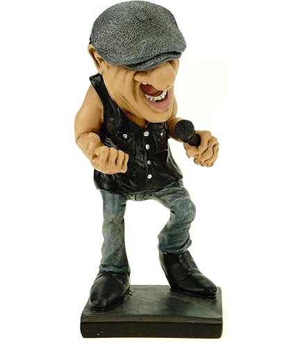 VOGLER Joh. Vogler GmbH Comical Iggy By Warren Stratford 841-5900 Le Père Du Punk En Pierre Artificielle Peinte à La Main