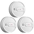 X-Sense Smoke Alarm, 10-Year Lithium Battery Life Fire Alarm with LED Indicator, SD2L0AX, 3-Pack