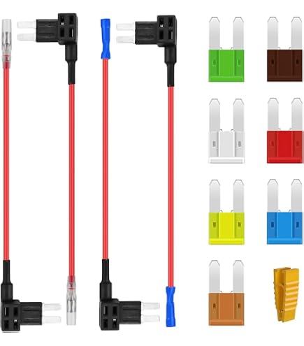 Porte-fusible étanche Movilideas Pour Voiture - Avec 2 Fusibles De 10A, Installation Facile
