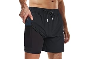 Wantonfy Bañadores para Hombre Pantalones Cortos Playa de los Hombres Secado Rápido Bañador
