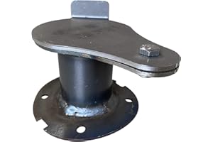 LavaLock BBQ Smoker Supply Uds Ugly Drum Parts Intake Teardrop Vent Damper 1-1/2 Flange for 55 Gallon Drum