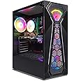 STGsivir Gaming PC Desktop Computer Tower, Intel Core i5-9400F 2.9-4.1GHz, RX 580 16G, 16GB DDR4 RAM, 512GB SSD, 600M WiFi, BT 5.0, Black RGB Gaming Case, Windows 11