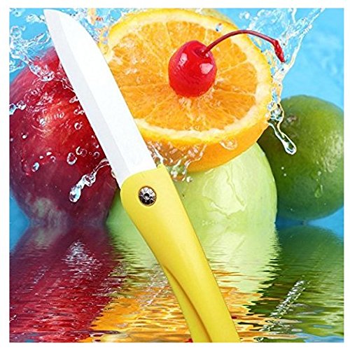 * 2017 Küche keramisches Messer * faltbar für Obst und Gemüse * New smart 2017 product * (Rose) - 7