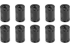Rebower Clipsable Ferrite Anneau Noyau- 11mm /Noir /10pcs