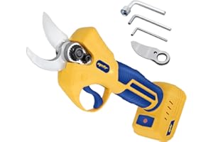 WITLIGHT Cordless Secateurs,Pruning Shears Compatible with Dewalt 18V Battery（No Battery Electric Garden Pruner 26,000RPM Brushless Motor&SK5 Steel Blades-0.98 Inch Cutting Diameter for Gardening Tree Branch