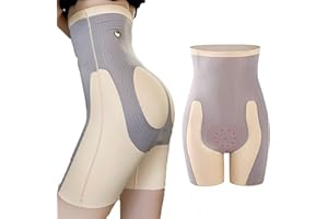 Frenaki Elashape - Bauchregulierende Hose mit hoher Taille, Faserwiederherstellungsformer, nahtlos straffender Körperformer, Boxer-Leggings Shapewear