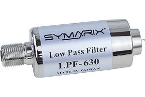 SYMARIX LPF-630 Low Pass Filter 630MHz BK CATV Cable TV F 75 Ohm