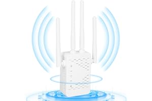 CKABELLY WiFi Extender Booster,Wireless Signal Booster Up to 3000sq.ft and 30 Devices,Broadband Booster,WiFi Repeater Support AP/Repeater Mode and WPS Function,Garden WiFi Extender,MobileSignal Booster