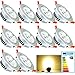 Produktbild VINGO® 12er Pack 7W LED Einbauleuchten 230V Warmweiß Dimmbar Einbaustrahler Einbaulampen Angenehmes Licht