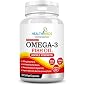 Healthmeds Double Strength Omega 3 Fish Oil 1000Mg (360Mg Epa & 240Mg Dha) - 60 Softgel Capsules for Brain, Joints…