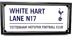 Tottenham Hotspur Football Club Light Up Street Sign