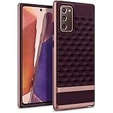 Caseology Parallax, Cover Samsung Galaxy Note 20, Design Antiurto, Modello 3D, Custodia per Galaxy Note 20 - Burgundy