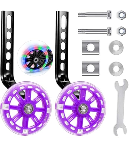 Stabilizzatori/Rotelle Per Bici Bambino 14" - Coppia Con Attacco A 2 Fori - Foto 7