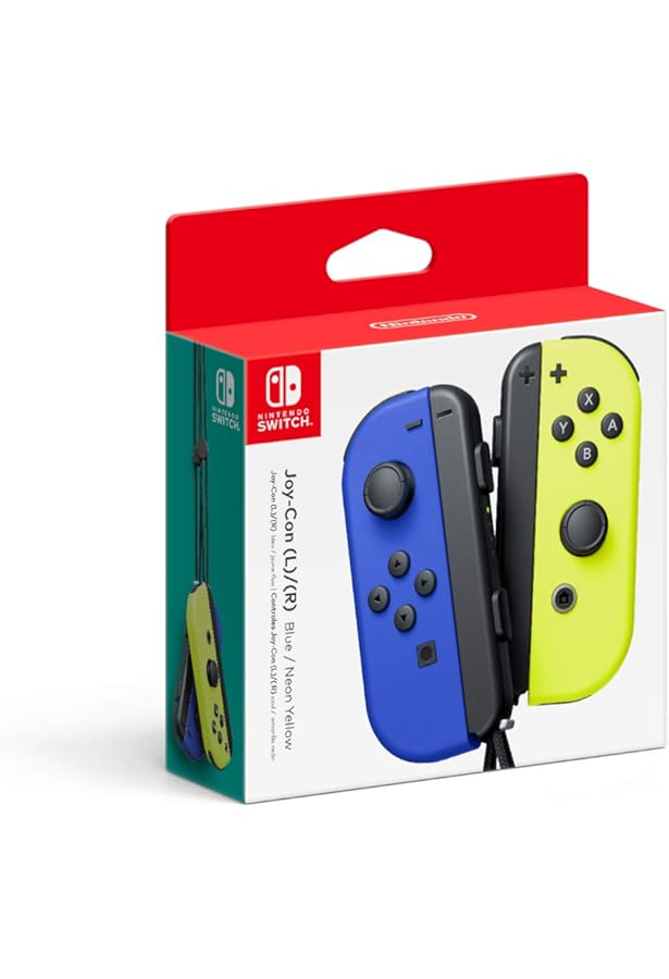 Nintendo Switch Nintendo Switch Joy-Con Nintendo Switch Blue/Neon Yellow Joy-Con : Amazon.in: Video Games