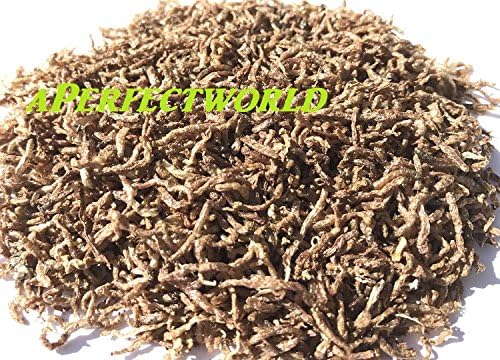 aPerfectworld Freeze Dried Bloodworm, Natural food feed Marine Tropical Fish, Turtle (50Gram)