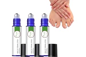Nailshield tånagelstavlor och roll-on-stav - Nagelförstärkare för skadade naglar, Reparationskit för att förhindra sprickbildning och torrhet, återställer hälsosam glans för tunna naglar (3 flaskor)