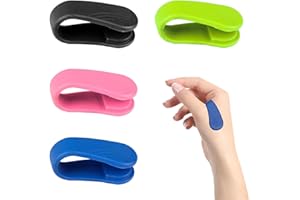 SODWES 4 Pièces Pince D'acupression Anti Stress,Acupression,Acupressure Clips Shiatsu Portables,Bague De Massage Des Doigts,Anti Migraine Pince D'acupressure, Pinces D'acupression,Pour Soulager Stress